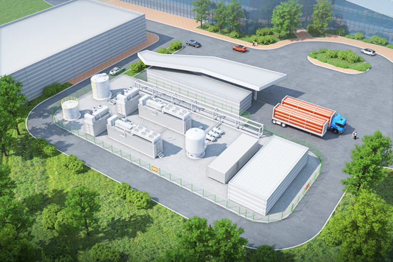 전북 부안에 들어서는 수전해 기반 수소생산기지는 국내 첫 상업용 청정수소 생산기지입니다.
